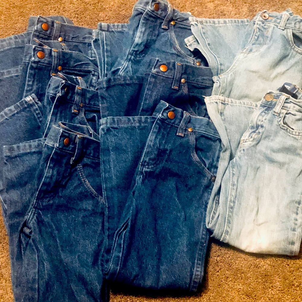(5) Boy Wrangler Jeans Lot